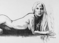 Tony Bennett Lady Gaga nude drawing