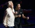 Lionel Ritchie and Kenny Rogers - Photo By Ros O'Gorman