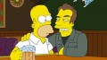 Homer Simpson and Lloyd, played by Tom Waits