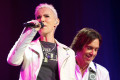 Roxette's Marie Fredriksson and Per Gessle entertain fans at Rod Laver Arena, photo Ros O'Gorman