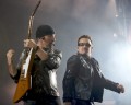 The Edge and Bono, U2 perform at Etihad Stadium. Photo by Ros O'Gorman