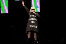 Blondie, Rod Laver Arena Melbourne on Thursday 6 April 2017. Photo by Ros O'Gorman