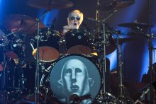 Drummer Roger Taylor of Queen performs at Rod Laver Arena on Friday 2 March 2018. Photo by Ros O'Gorman