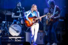 Sheryl Crow performs at Margaret Court Arena on Friday 6 April 2018. Photo by Ros O'Gorman