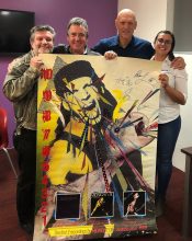Midnight Oil signed poster for RSPCA