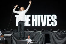The Hives perform at Etihad Stadium in Melbourne on Sunday 6 December 2015. They are in Australia supporting ACDC on the Australian leg of the Rock Or Bust World Tour.