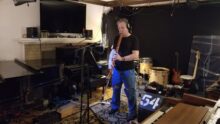 Brian Ritchie of The Violent Femmes Recording for Kevin Hearn’s Sun Ra Tribute at DVs Perversion Room 2