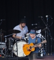 Sting and Paul Simon, A Day On The Green, photo by Ros OGorman