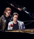 Carrie Fisher and Rufus Wainwright. Photo by Ros O'Gorman