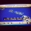 Delta Spirit tweet pic of Tsunami warning