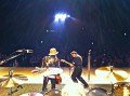 ZZ Top with Jimmie Vaughan in Austin photo by Frank Beard from his drum kit