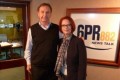 Howard Sattler with Prime Minister Julia Gillard