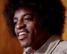 Andre 3000 as Jimi Hendrix in Jimi: All Is By My Side 2014