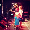 Kasey Chambers with kids Talon, Arlo and Poet