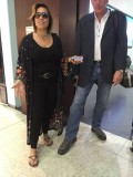 Kate Ceberano at Qantas photo from Kate Ceberano Facebook page