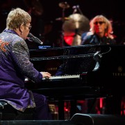 Elton John and his Band perform in Melbourne at Rod Laver Arena on Friday 11 December 2015. Photo by Ros O'Gorman