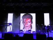 David Bowie image at Icehouse show Australia