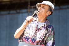 Kevin Rowland of Dexys Midnight Runners performs at the Harvest Festival at Werribee Park on 11 November 2012. Photo by Ros O'Gorman