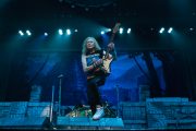 Iron Maiden performed at Rod Laver Arena on Monday 9 May 2016. Iron Maiden are touring Australia as part of the Book Of Souls World Tour.