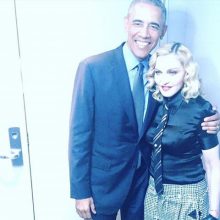 Madonna and President Obama