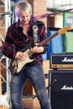 Kevin Borich performs at the Melbourne Guitar Show Caulfield Racetrack on Saturday 6 August. photo by Ros O'Gorman