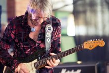 Kevin Borich performs at the Melbourne Guitar Show Caulfield Racetrack on Saturday 6 August. photo by Ros O'Gorman