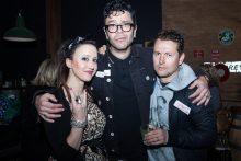 Jane Gazzo, Dylan Lewis and Leigh Whannell at the Recovery 20th Anniversary Reunion. Photo by Ros O'Gorman