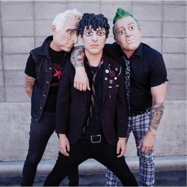 green emerald velvet dress Green Day | Official Band T-Shirt main image 1