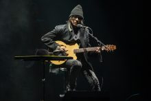 Rodriguez performs at the Plenary in Melbourne on Friday 25 November 2016. Photo by Ros O'Gorman