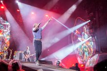 Coldplay perform at Etihad Stadium in Melbourne on Friday 9 December 2016. Photo by Ros O'Gorman