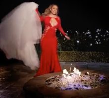 Mariah Carey wedding dress