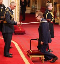 Prince Charles knights Sir Ray Davies