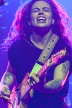 Tash Sultana performs at The Age Music Victoria Awards held at 170 Russell on Wednesday 16 November 2016 during Melbourne Music Week. Photo by Ros O'Gorman