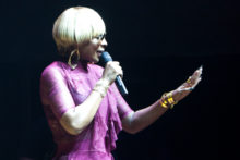 Mary J Blige plays Hamer Hall on Wednesday 12 April 2017. Photo by Ros O'Gorman