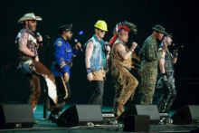 The Village People performed at The Palais theatre in St Kilda on Thursday 25 May 2017. Photo by Ros OGorman