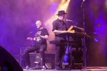 Midnight Oil play the Bowl on their Great Circle Tour 2017 Monday 6 November 2017. Photo by Ros O'Gorman