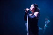 Joanne Catherall, The Human League performs at the Palais in St Kilda on Wednesday 14 December 2017. Photo by Ros O'Gorman
