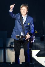 Paul McCartney performs at AAMI Park Melbourne. Photo by Ros O'Gorman