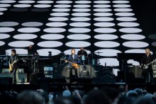 Paul McCartney performs at AAMI Park Melbourne. Photo by Ros O'Gorman