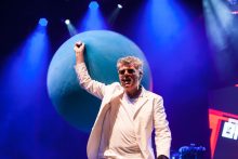 Tom Bailey played Rod Laver Arena on Thursday 30 November 2017. Photo by Ros O'Gorman