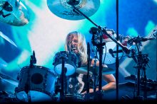 Taylor Hawkins Foo Fighters at Etihad Stadium on Tuesday 30 January 2018. Photo by Ros O'Gorman