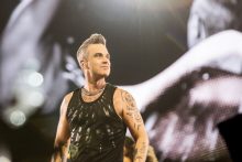 Robbie Williams Heavy Entertainment Tour at Rod Laver Arena on Saturday 24 February 2018. Photo by Ros O'Gorman