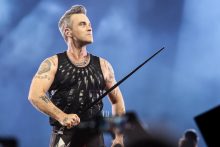 Robbie Williams Heavy Entertainment Tour at Rod Laver Arena on Saturday 24 February 2018. Photo by Ros O'Gorman