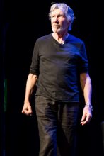 Roger Waters talking at an event for Australia Palestine Advocacy Network (APAN) at the Atheneum Theatre Melbourne on Friday 9 February 2018. Photo Ros O'Gorman