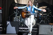 Sheryl Crow performs at Margaret Court Arena on Friday 6 April 2018. Photo by Ros O'Gorman