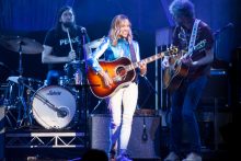 Sheryl Crow performs at Margaret Court Arena on Friday 6 April 2018. Photo by Ros O'Gorman