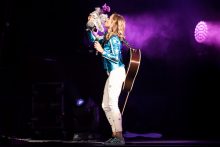 Sheryl Crow performs at Margaret Court Arena on Friday 6 April 2018. Photo by Ros O'Gorman