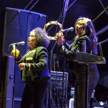 Vika and Linda Bull on Friday 17 November 2017. Photo by Ros O'Gorman