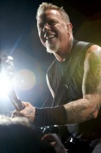 James Hetfield of Metallica photo by Ros OGorman