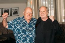 Michael Gudinski and Michael Chugg